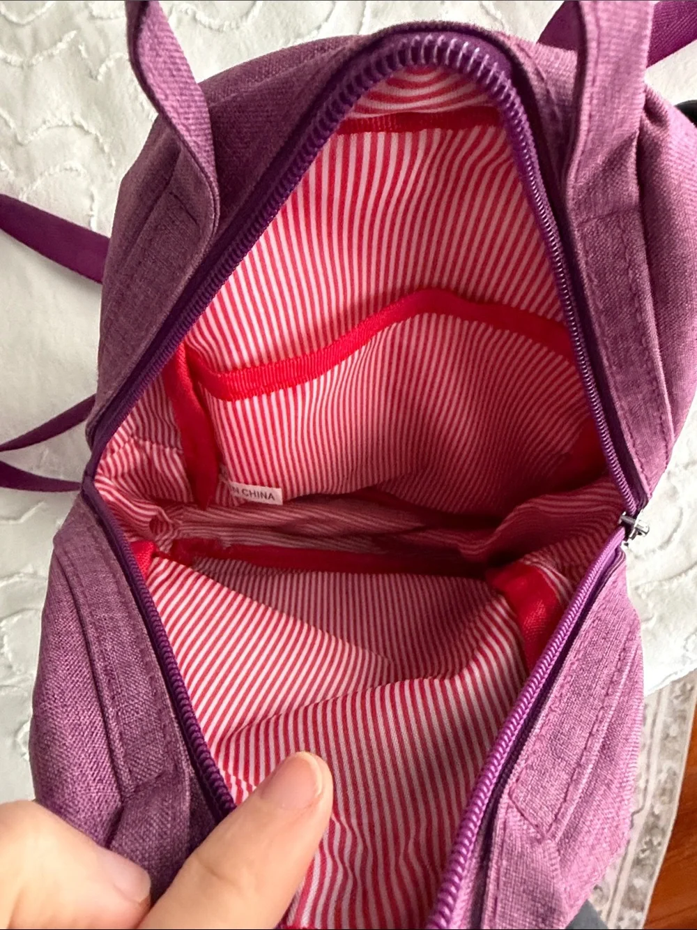 New York Mini Backpack - Purple